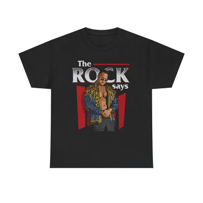 The Rock Says Nostalgic Pose T-shirt
