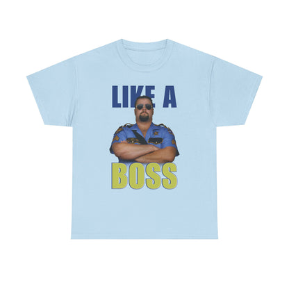 Big Boss Man Like a Boss Blue T-shirt