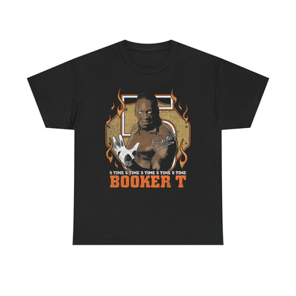 Booker T Signature 5 Time Black T-shirt