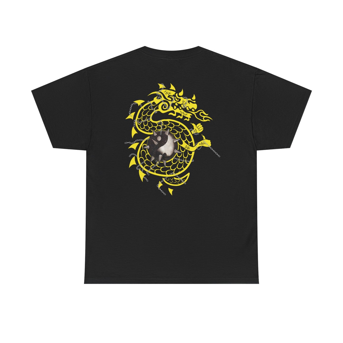 RVD Rob Van Dam Ball and Chain Dragon Mens Black WWF T-shirt
