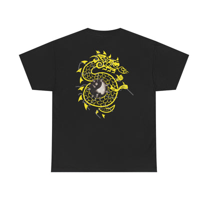 RVD Rob Van Dam Ball and Chain Dragon Mens Black WWF T-shirt