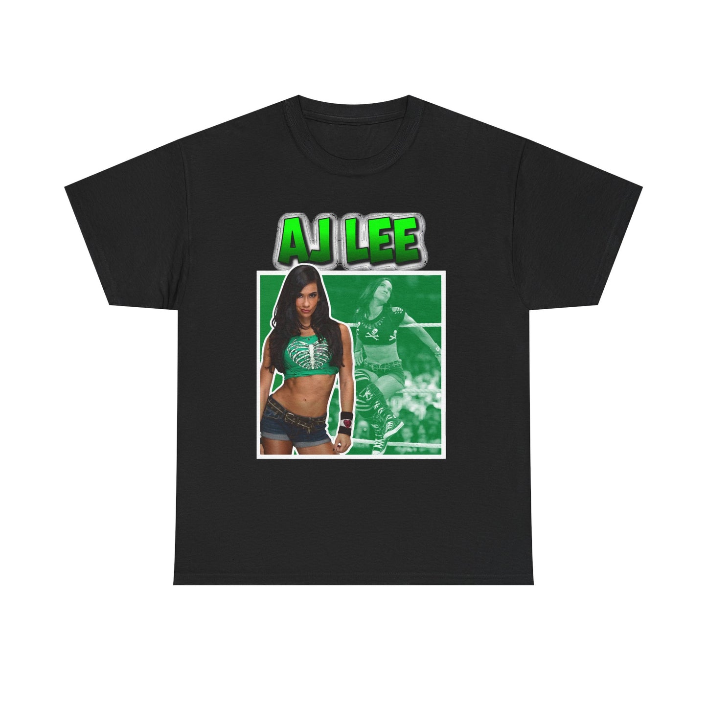 AJ Lee Green with Envy Logo T-shirt