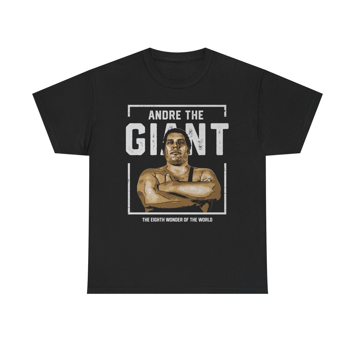 Andre The Giant Intimidation Black T-shirt