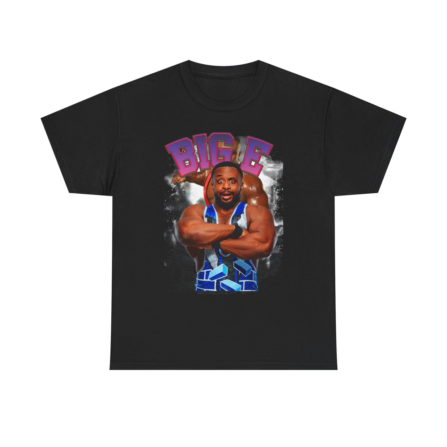 WWE Big E New Day Arms Folded Mens Black T-shirt