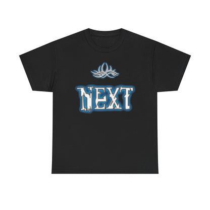 Bill Goldberg Blue Next Logo Black T-shirt