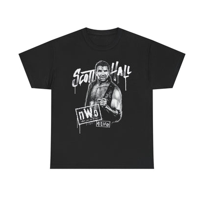 Scott Hall nWo 4 Life Logo T-shirt