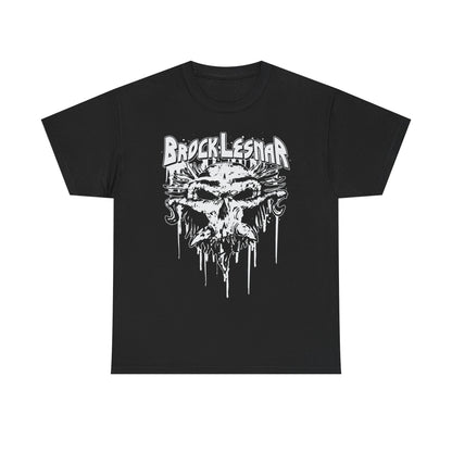 Brock Lesnar Carnage Skull Black Mens T-shirt