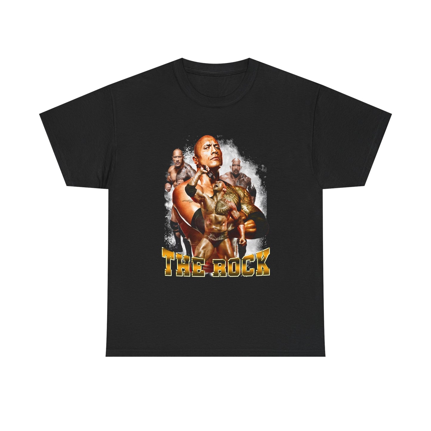 Dwayne The Rock Johnson Smoke Show Black WWE T-shirt