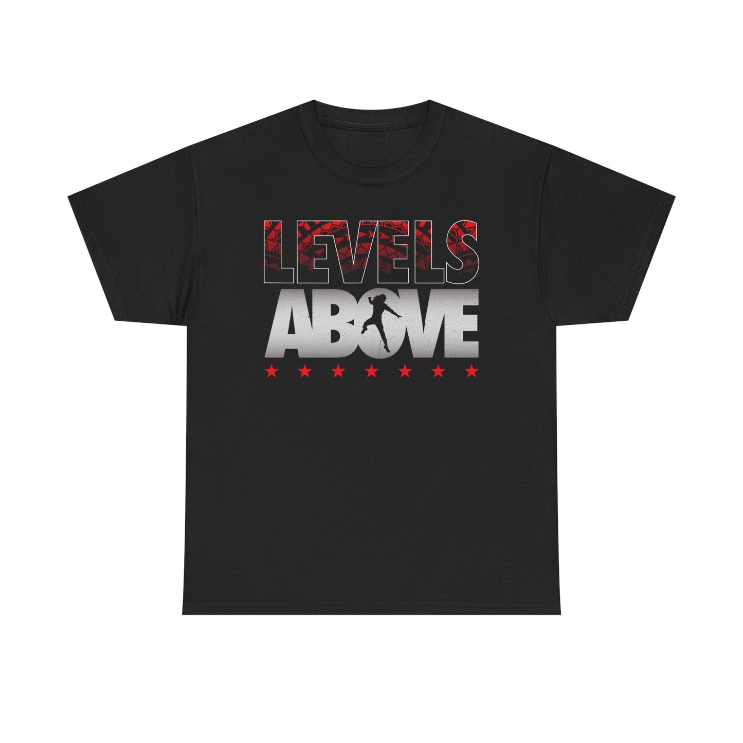 Roman Reigns Levels Above Black T-shirt