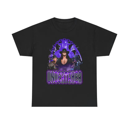 Undertaker Legendary Purple Mens Black T-shirt