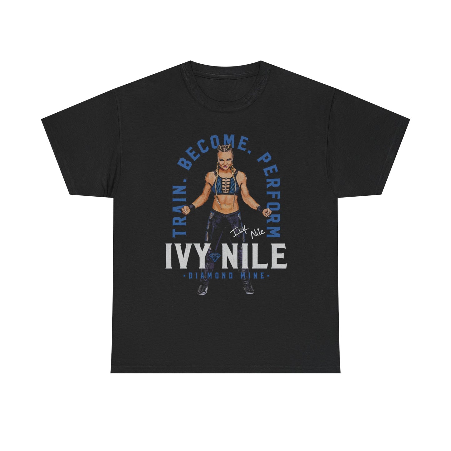 Ivy Nile Train Become Perform Black T-shirt