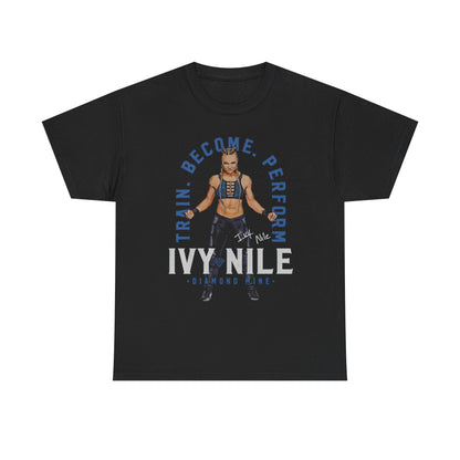Ivy Nile Train Become Perform Black T-shirt