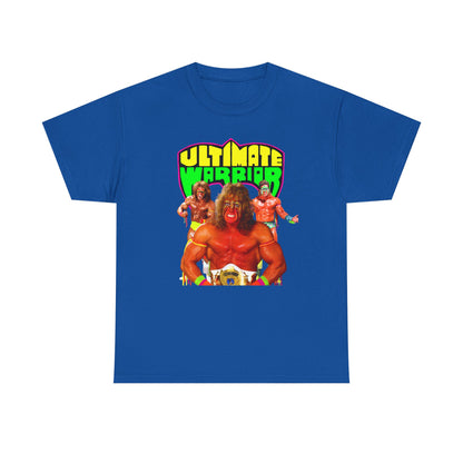 Ultimate Warrior Pose Blue Mens T-shirt WWE