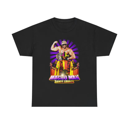 Macho Man Randy Savage Throwback Mens Black T-shirt