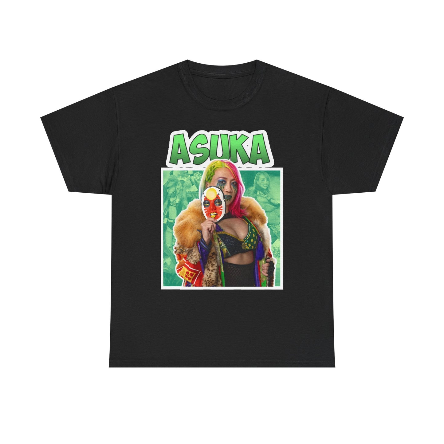 Asuka Green Logo Mask T-shirt