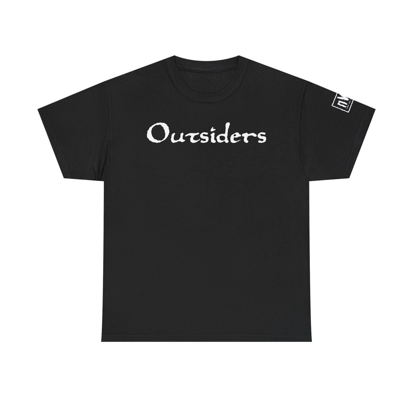 Outsiders nWo New World Order White Logo WCW Black T-shirt
