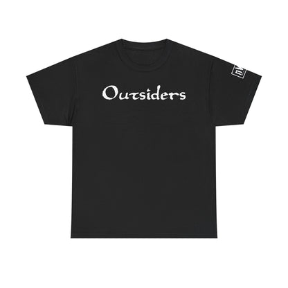 Outsiders nWo New World Order White Logo WCW Black T-shirt