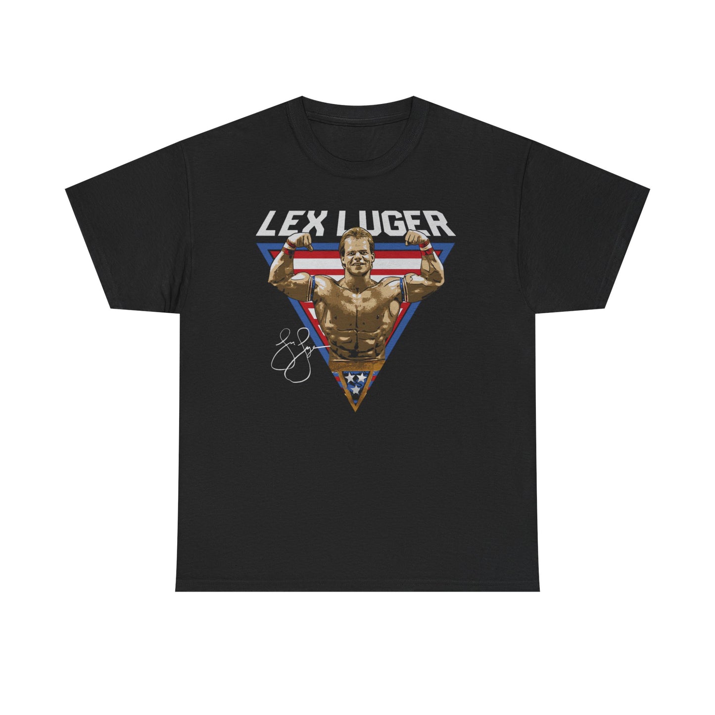 Lex Luger Triangle Flex Black T-shirt