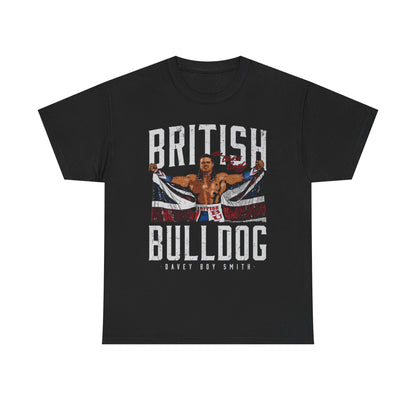 British Bulldog Flag Black T-shirt