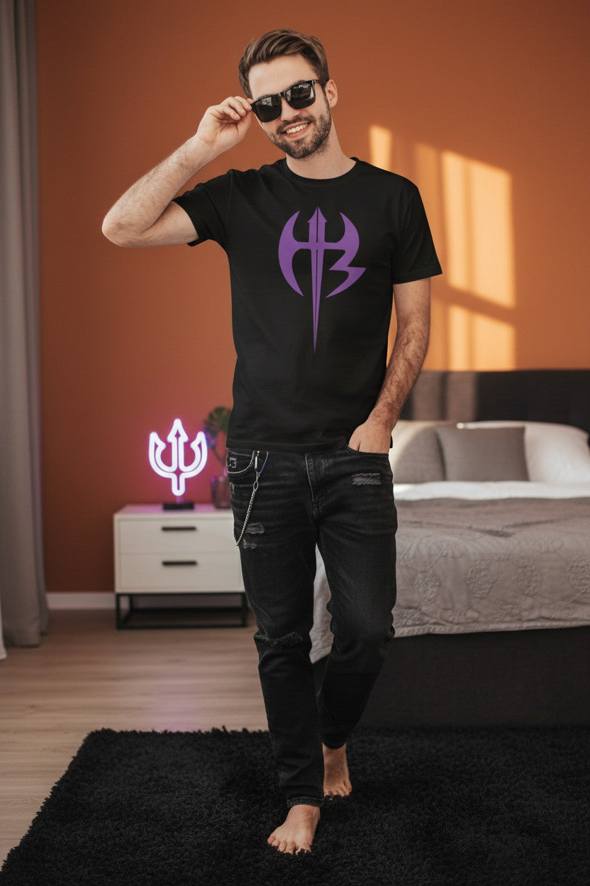 Jeff Matt Hardy Boyz Purple Mens T-shirt
