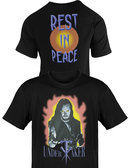 Undertaker Rest In Peace Mens Black T-shirt