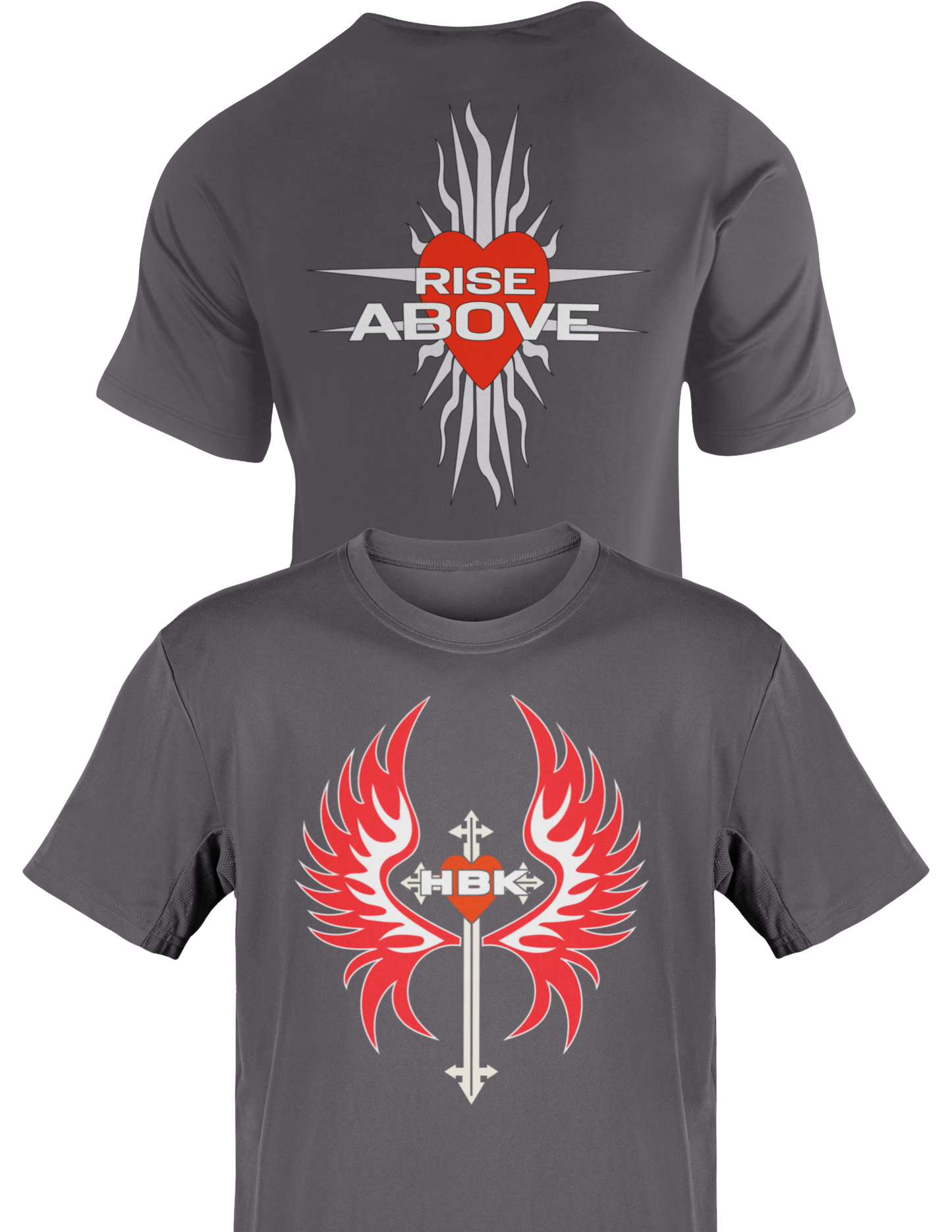 HBK Shawn Michaels Rise Above Gray T-shirt