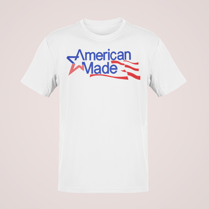 Hulk Hogan American Made Stars and Stripes White T-shirt