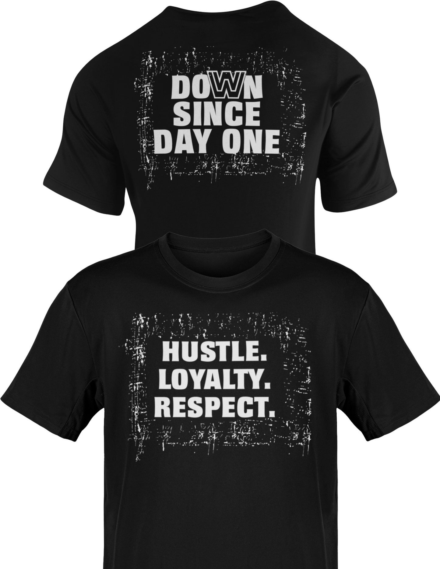 John Cena Down Since Day One Hustle Loyalty Respect Black T-shirt