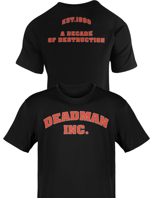 UNDERTAKER Deadman Inc Decade of Destruction T-shirt