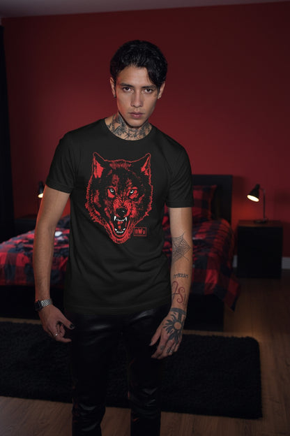 nWo Black Wolfpack New World Order Wolf pack Mens T-shirt