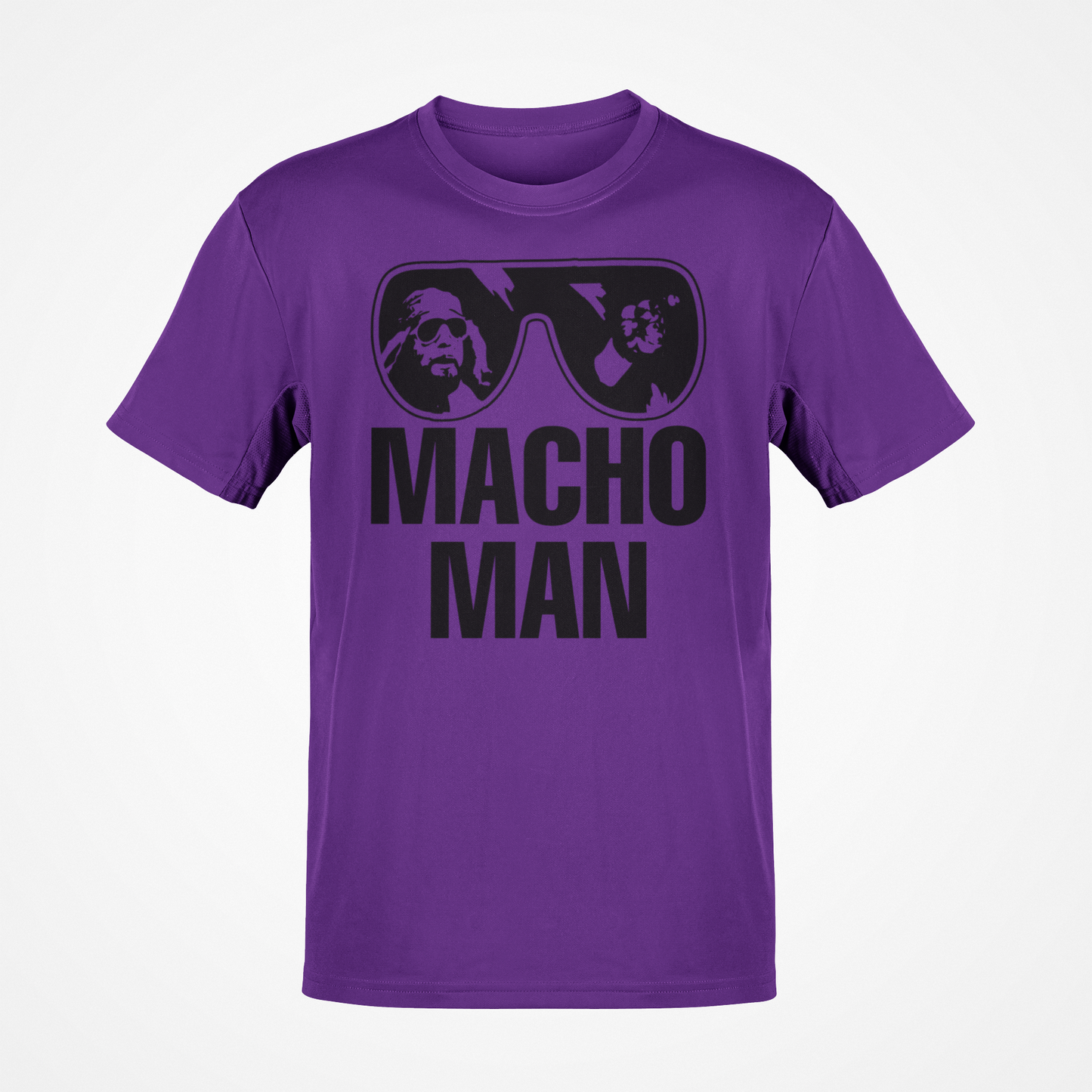 Macho Man Randy Savage Old School Purple T-shirt