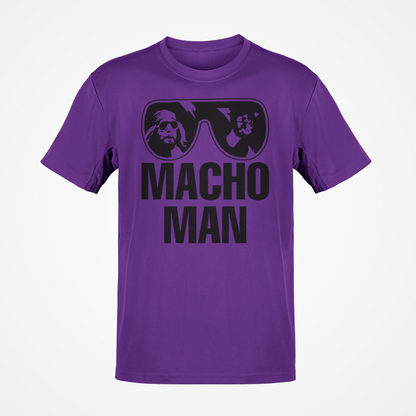 Macho Man Randy Savage Old School Purple T-shirt
