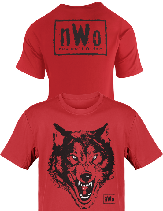 nWo Red Wolfpack New World Order Wolfpac Mens T-shirt