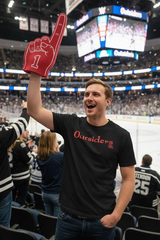 Outsiders nWo New World Order Red Logo Black T-shirt