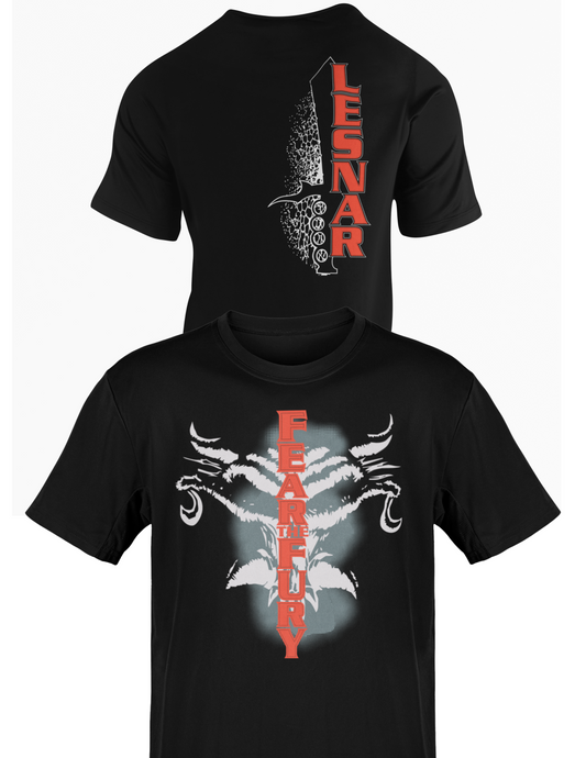 Brock Lesnar Fear the Fury Mens Black T-shirt