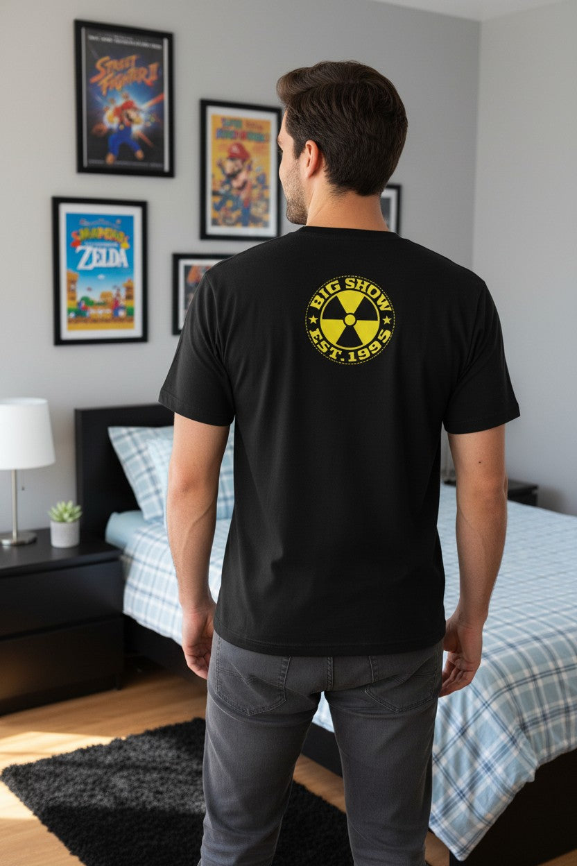 Big Show Cross Bones WMD Mens Black T-shirt