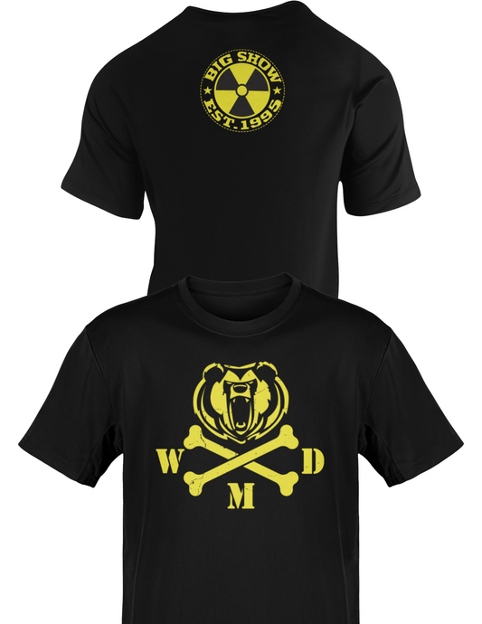 Big Show Cross Bones WMD Mens Black T-shirt