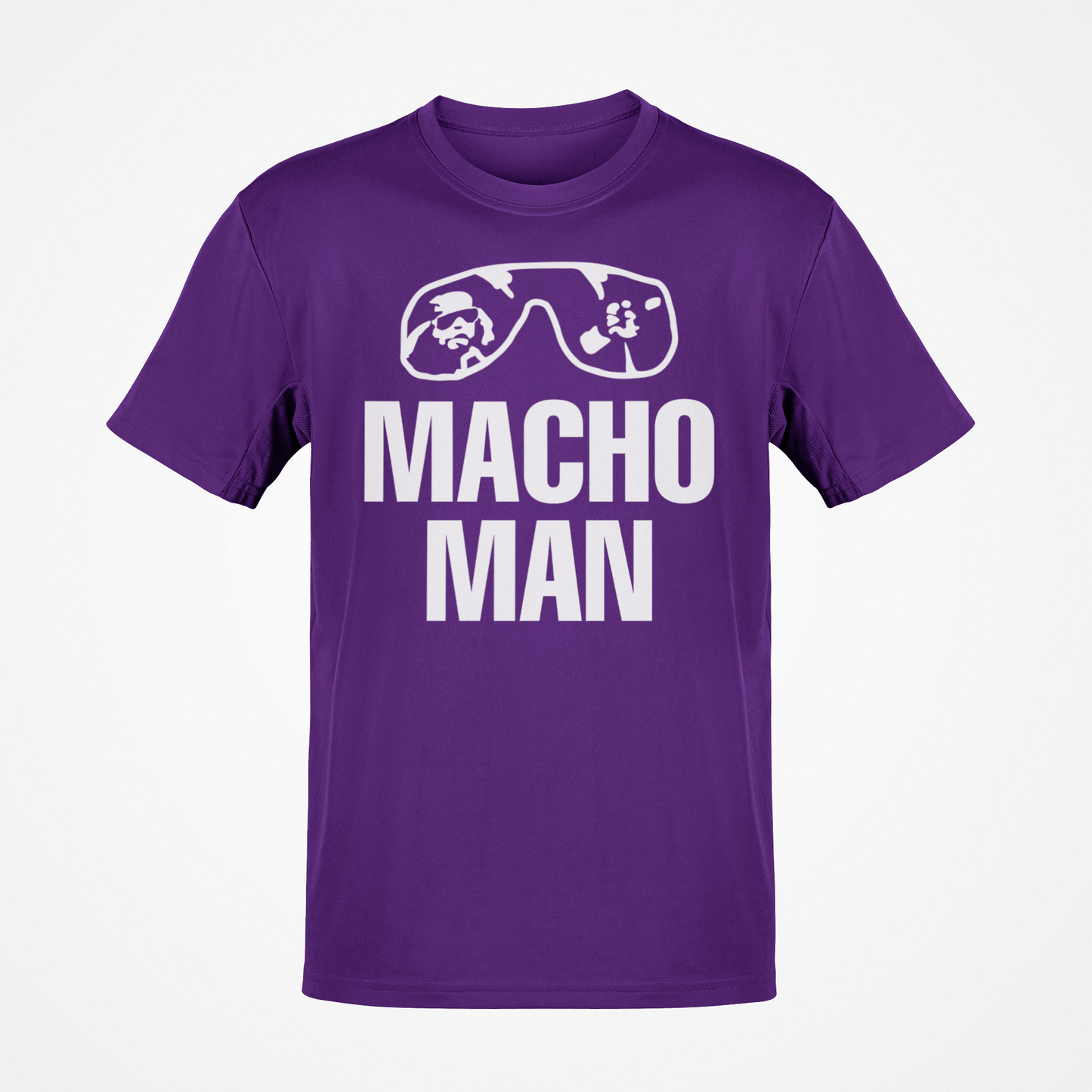 Macho Man Randy Savage Purple Sunglasses T-shirt
