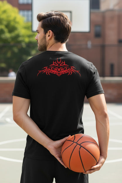 RKO Randy Orton Red Tattoo Mens Black T-shirt