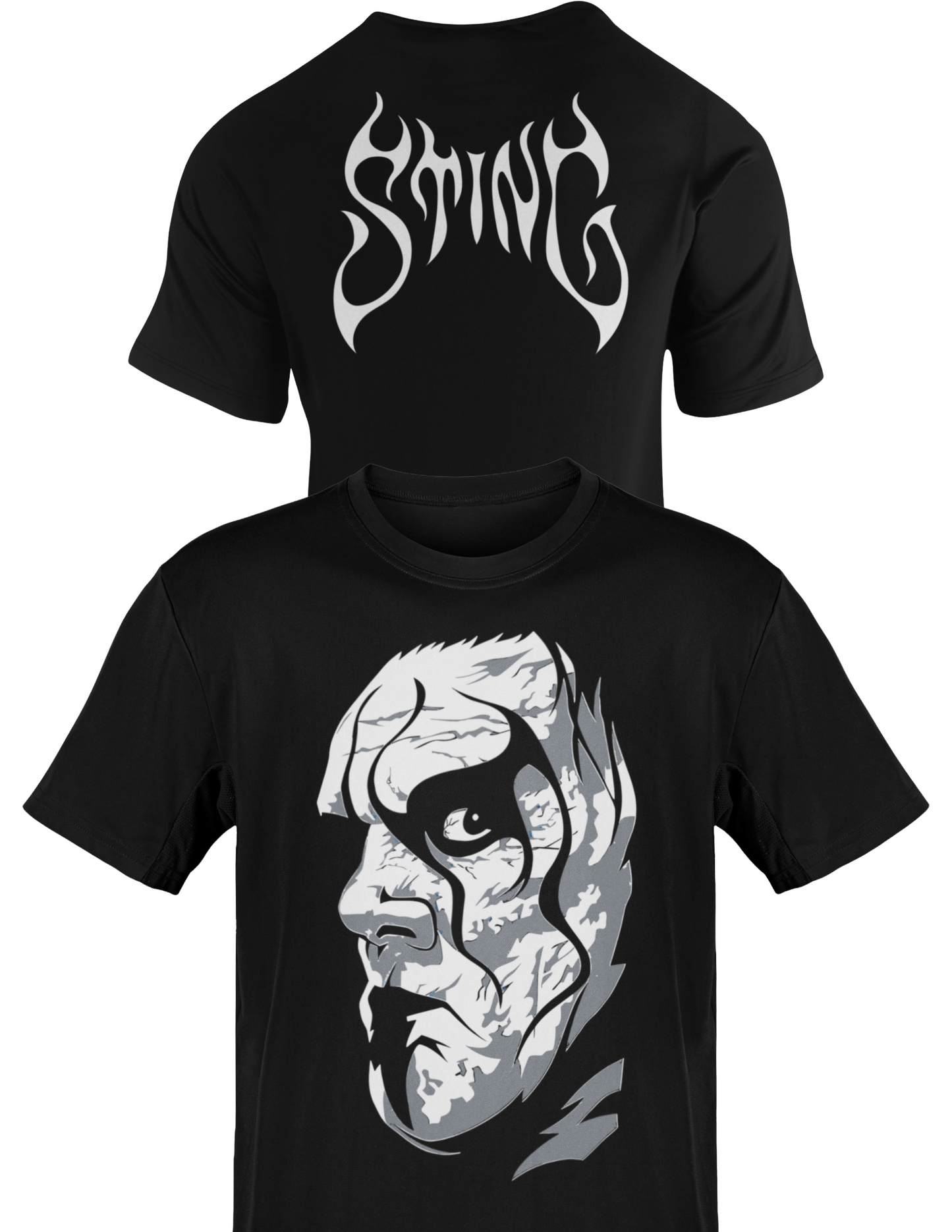 Sting Silent Warrior Mens Black T-shirt