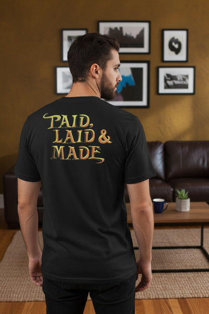 Evolution Paid Laid Made Triple H Batista Randy Orton T-shirt