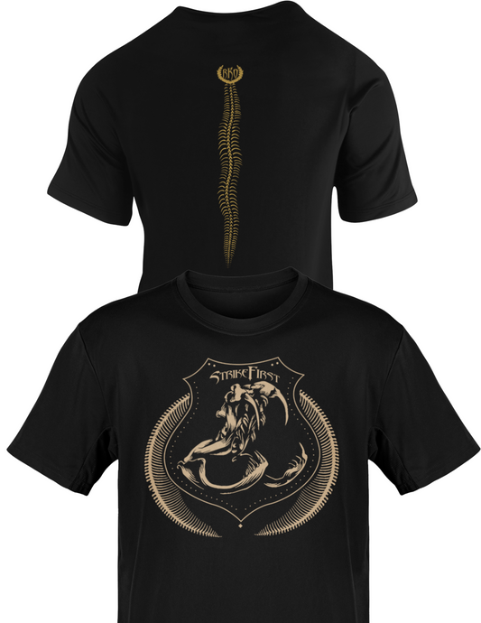 Randy Orton First Strike RKO Spine Mens Black T-shirt