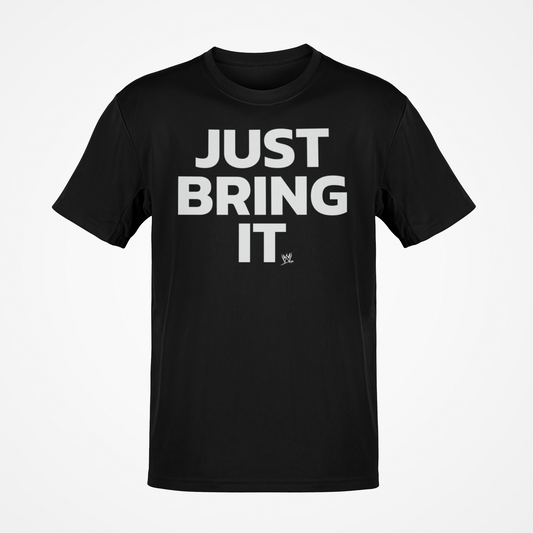 The Rock Just Bring It Mens Black T-shirt