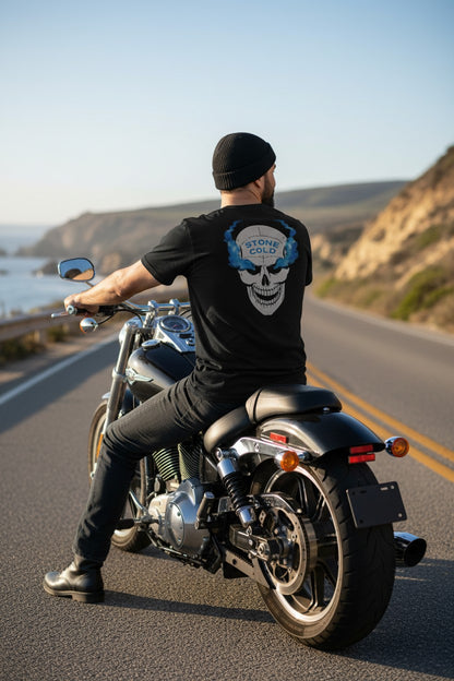 Stone Cold Steve Austin 3:16 Smoking Skull Mens T-shirt