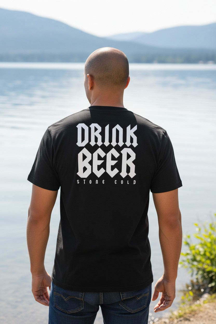 Stone Cold Steve Austin F Fear Drink Beer Mens T-shirt