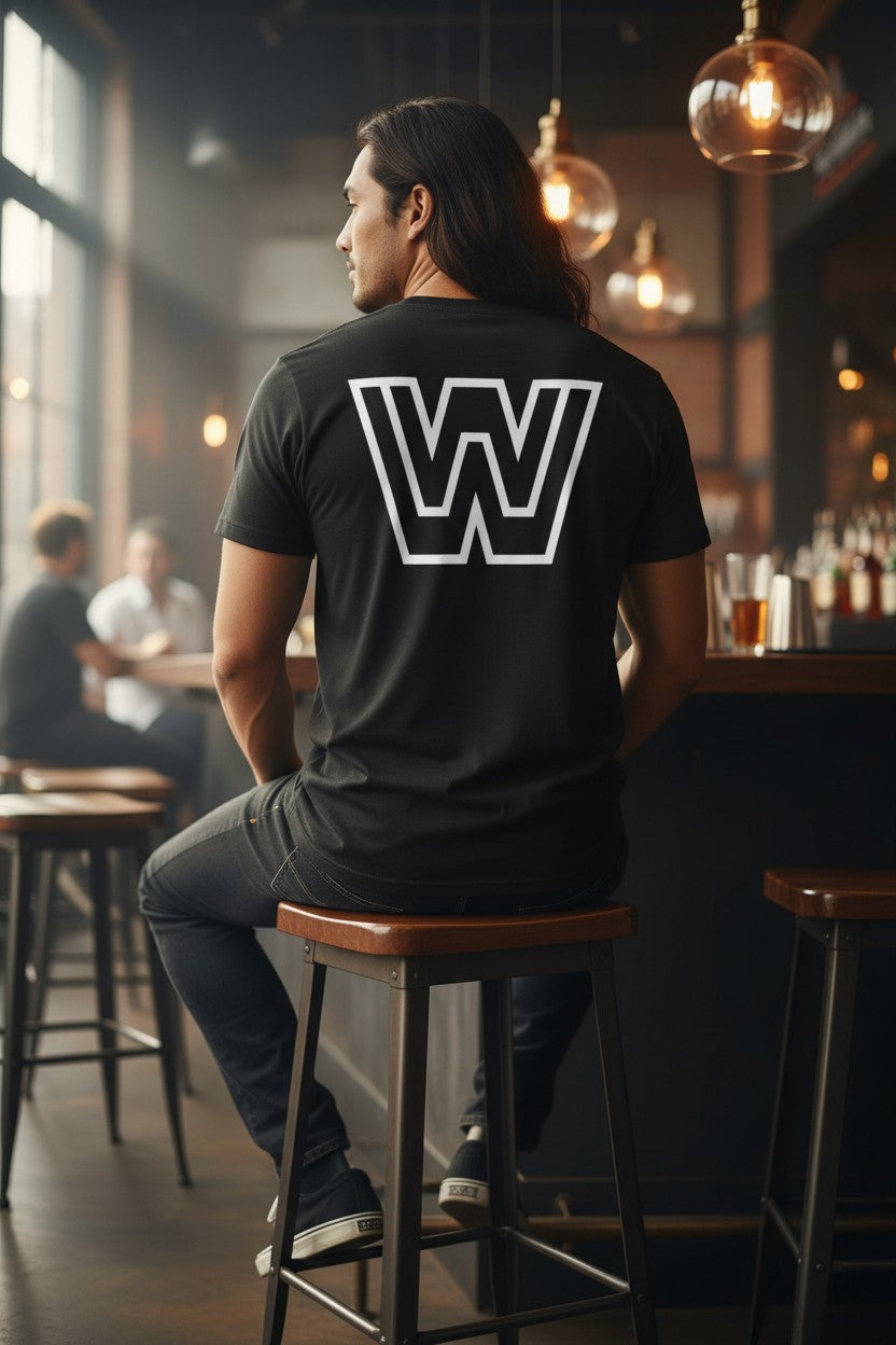 John Cena Ruck Fules WWF Old School Mens Black T-shirt