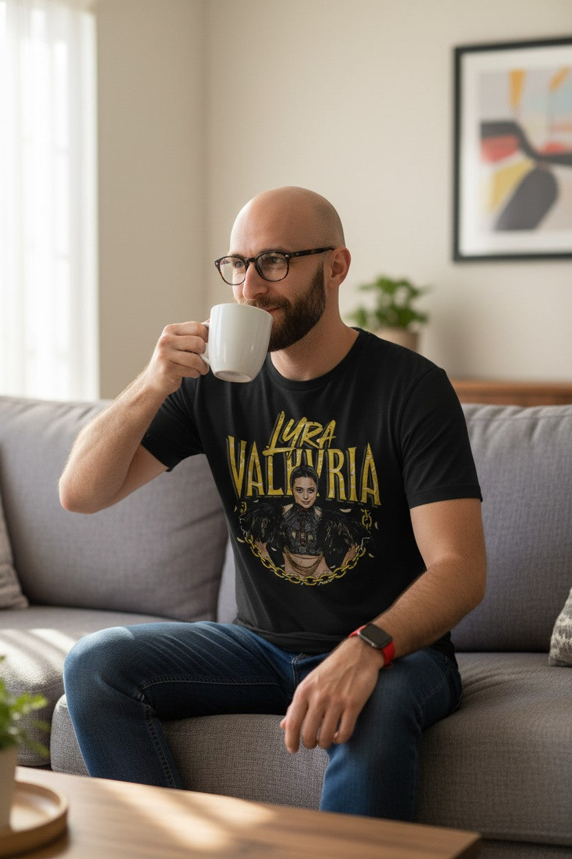 Lyra Valkyria Chain Black T-shirt