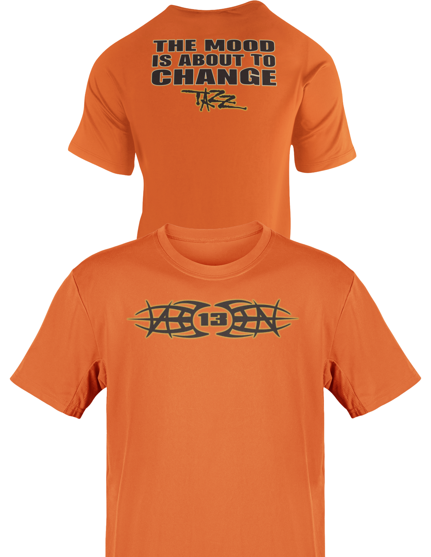 Tazz Mood About to Change Orange T-shirt