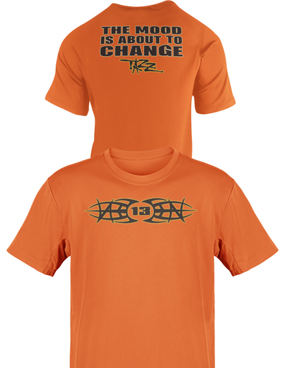 Tazz Mood About to Change Orange T-shirt