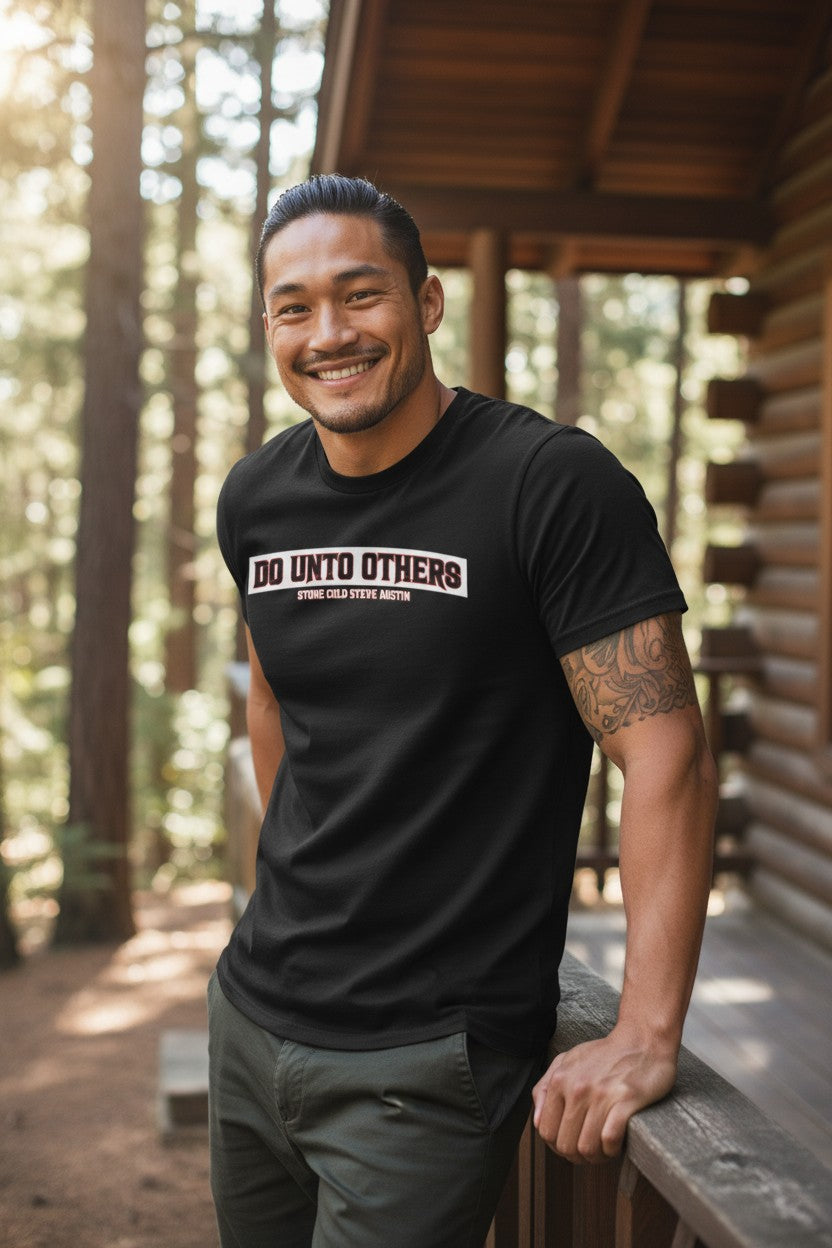 Stone Cold Steve Austin Do Unto Others Rattlesnake Mens T-shirt